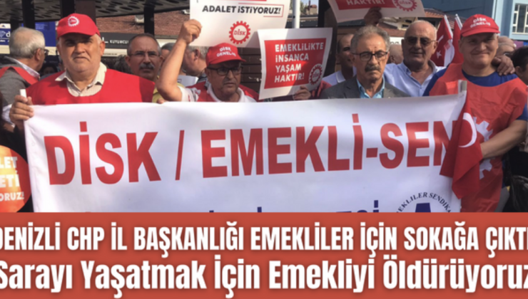 Emekliler, ‘Adalet İçin Sokağa Döküldü!