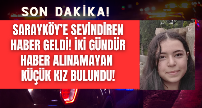 2 GÜNDÜR HABER ALINAMAYAN KÜÇÜK KIZDAN SEVİNDİREN HABER GELDİ!