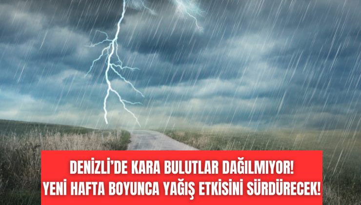Denizli soğumaya devam edecek, kara bulutlar kenti terk etmiyor!