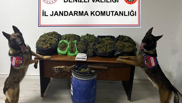 Denizli Valiliği İl Jandarma Komutanlığından Uyuşturucu Operasyonu!