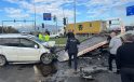 Sarayköy’de kaza! Hafriyat kamyonu ile otomobil çarpıştı!