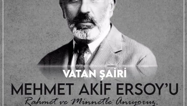 Başkan Kepenek’ten vefa! Mehmet Akif Ersoy’u ölüm yıldönümünde andı!