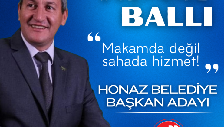 Honaz Belediye Başkan Adayı Yılmaz Ballı!