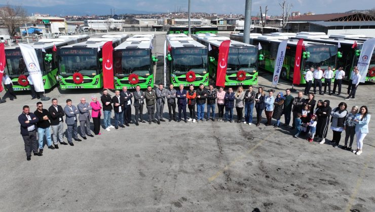 Büyükşehir’in ulaşım filosu güçlenerek büyüyor!