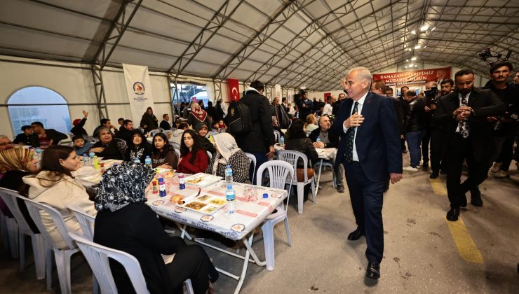 İlk iftar Büyükşehir çadırında!