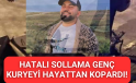 Denizli’de hatalı sollama bir kuryeyi hayattan kopardı!