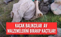 Buldan’da kaçak balıkçılar, yakalanacağını anlayınca malzemeleri bırakıp kaçtılar!