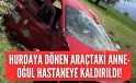 Denizli’de feci kaza! Takla atan araç hurdaya döndü!